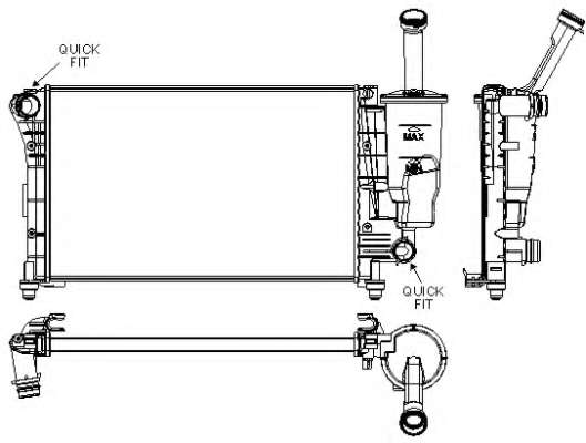 Радиатор, охлаждение двигателя