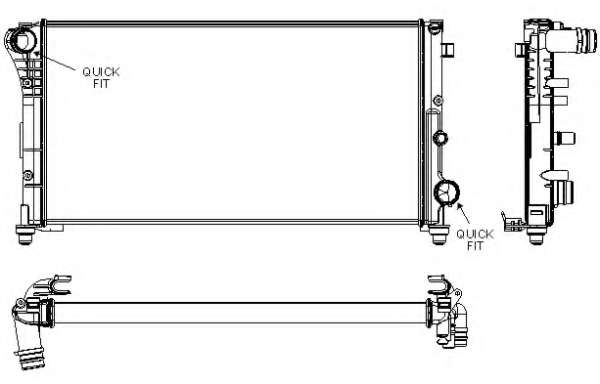 Радиатор, охлаждение двигателя