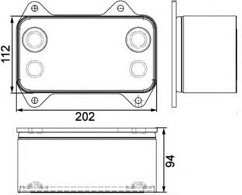 масляный радиатор, двигательное масло