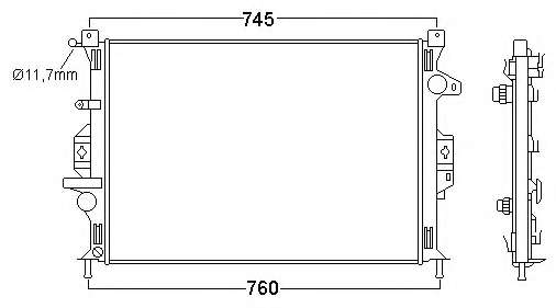 Радиатор, охлаждение двигателя