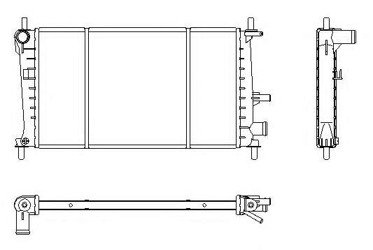 Радиатор, охлаждение двигателя
