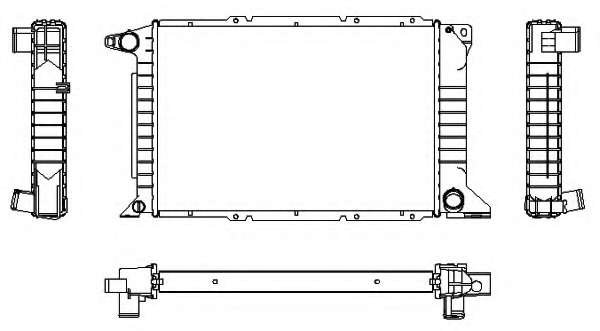 Радиатор, охлаждение двигателя