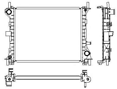 Радиатор, охлаждение двигателя