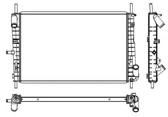 Радиатор, охлаждение двигателя