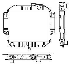 Радиатор, охлаждение двигателя