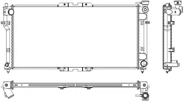 Радиатор, охлаждение двигателя
