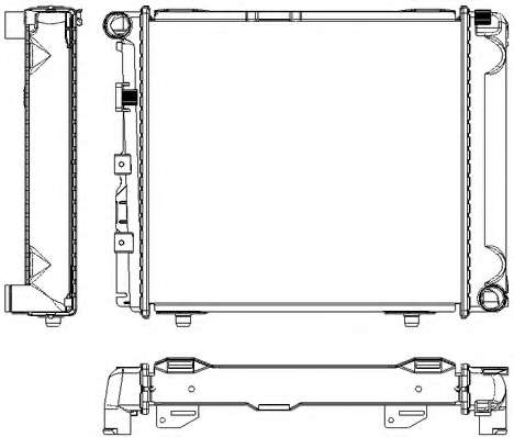Радиатор, охлаждение двигателя
