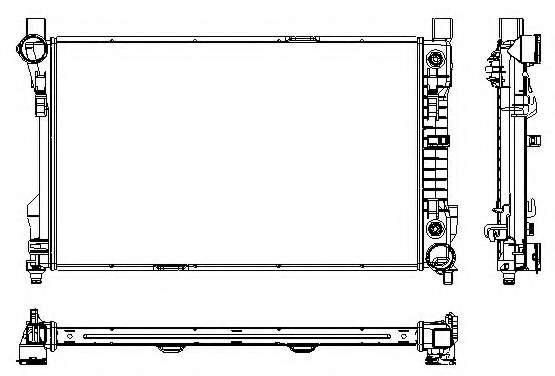 Радиатор, охлаждение двигателя
