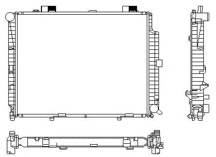 Радиатор, охлаждение двигателя