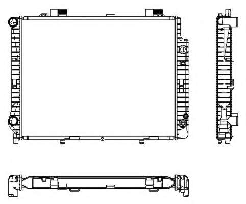 Радиатор, охлаждение двигателя