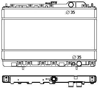 Радиатор, охлаждение двигателя