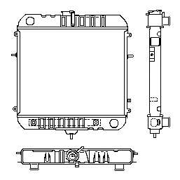 Радиатор, охлаждение двигателя