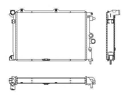 Радиатор, охлаждение двигателя