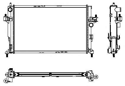 Радиатор, охлаждение двигателя