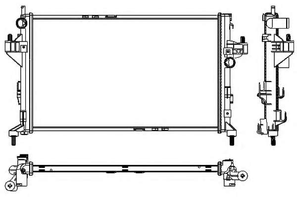 Радиатор, охлаждение двигателя