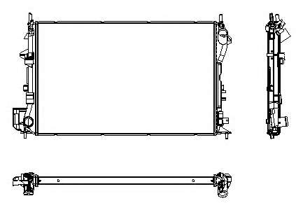 Радиатор, охлаждение двигателя