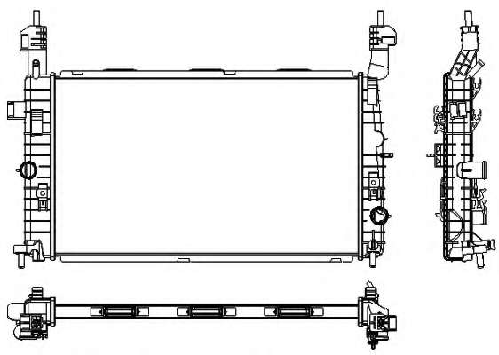 Радиатор, охлаждение двигателя