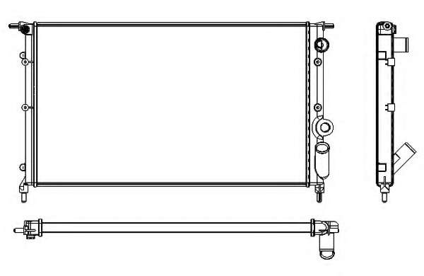 Радиатор, охлаждение двигателя