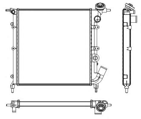 Радиатор, охлаждение двигателя