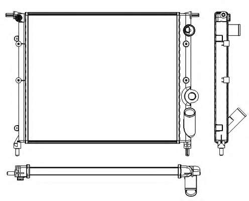 Радиатор, охлаждение двигателя