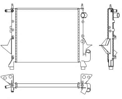 Радиатор, охлаждение двигателя