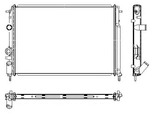 Радиатор, охлаждение двигателя