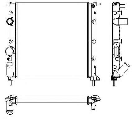 Радиатор, охлаждение двигателя