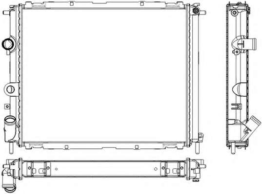 Радиатор, охлаждение двигателя
