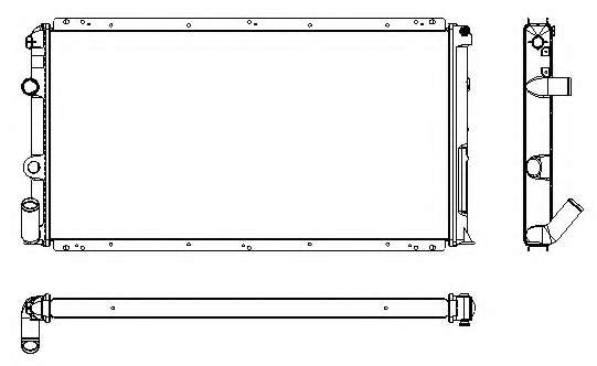 Радиатор, охлаждение двигателя