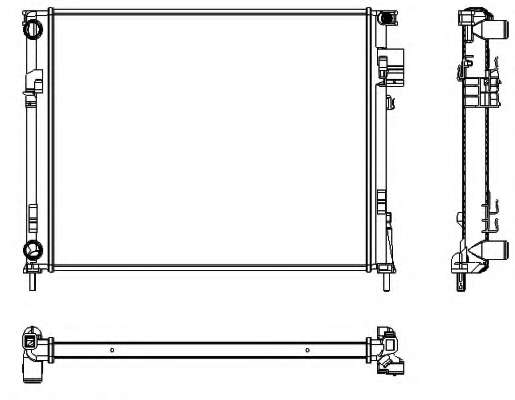 Радиатор, охлаждение двигателя
