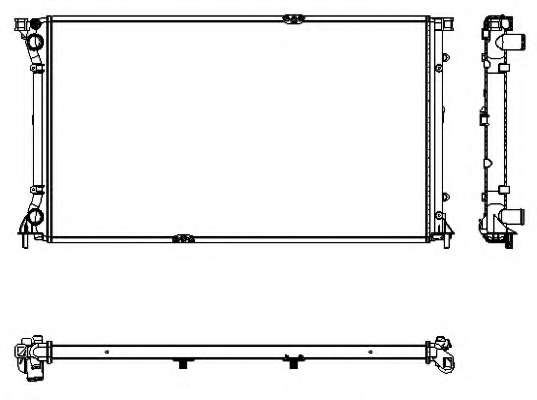 Радиатор, охлаждение двигателя