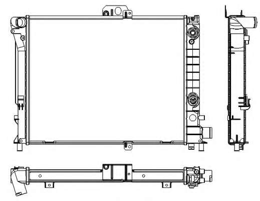 Радиатор, охлаждение двигателя