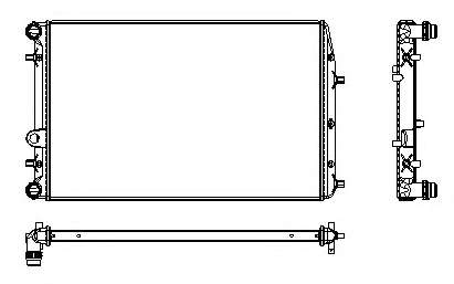 Радиатор, охлаждение двигателя