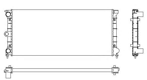 Радиатор, охлаждение двигателя