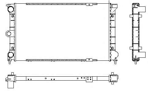 Радиатор, охлаждение двигателя