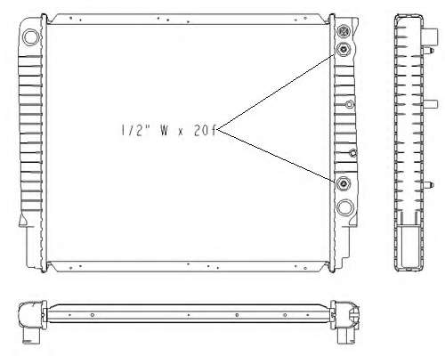 Радиатор, охлаждение двигателя