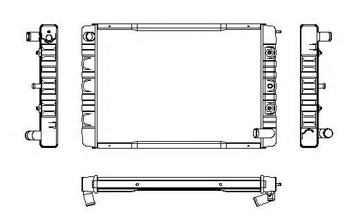Радиатор, охлаждение двигателя