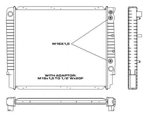 Радиатор, охлаждение двигателя