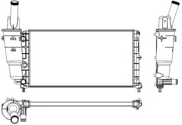 Радиатор, охлаждение двигателя