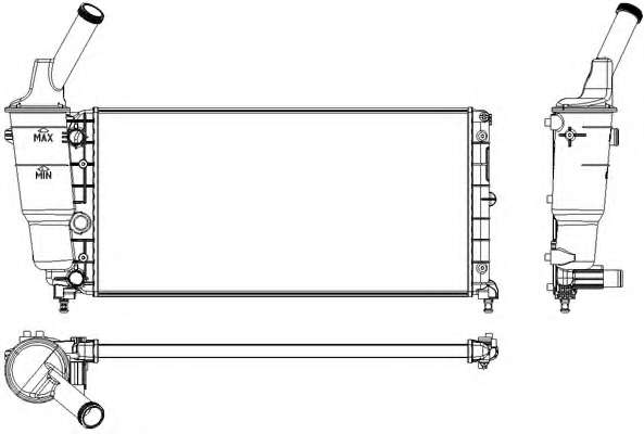 Радиатор, охлаждение двигателя