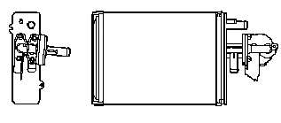 Теплообменник, отопление салона