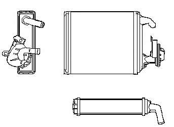 Теплообменник, отопление салона