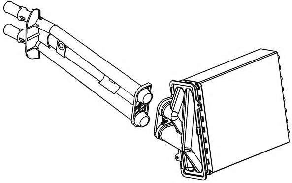 Теплообменник, отопление салона