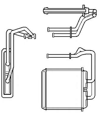 Теплообменник, отопление салона