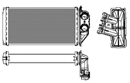 Теплообменник, отопление салона