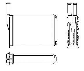 Теплообменник, отопление салона
