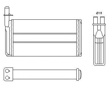 Теплообменник, отопление салона