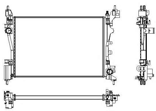 Радиатор, охлаждение двигателя