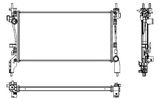 Радиатор, охлаждение двигателя
