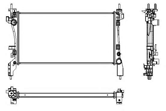 Радиатор, охлаждение двигателя